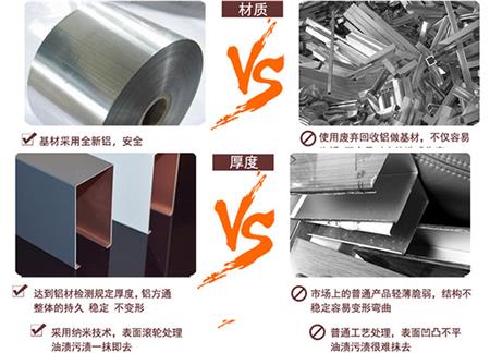 铝蜂窝板对比图 铝蜂窝板对比图