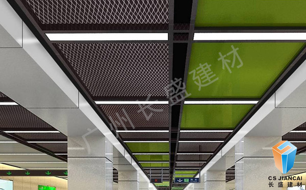 拉网铝单板地铁应用效果图 拉网铝单板地铁应用效果图