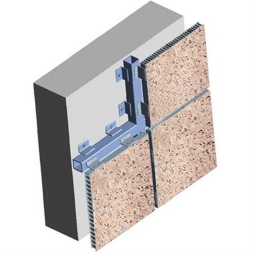 仿石纹铝蜂窝板安全节点图 仿石纹铝蜂窝板安全节点图