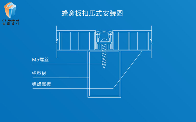 铝蜂窝板幕墙安装节点图 铝蜂窝板幕墙安装节点图